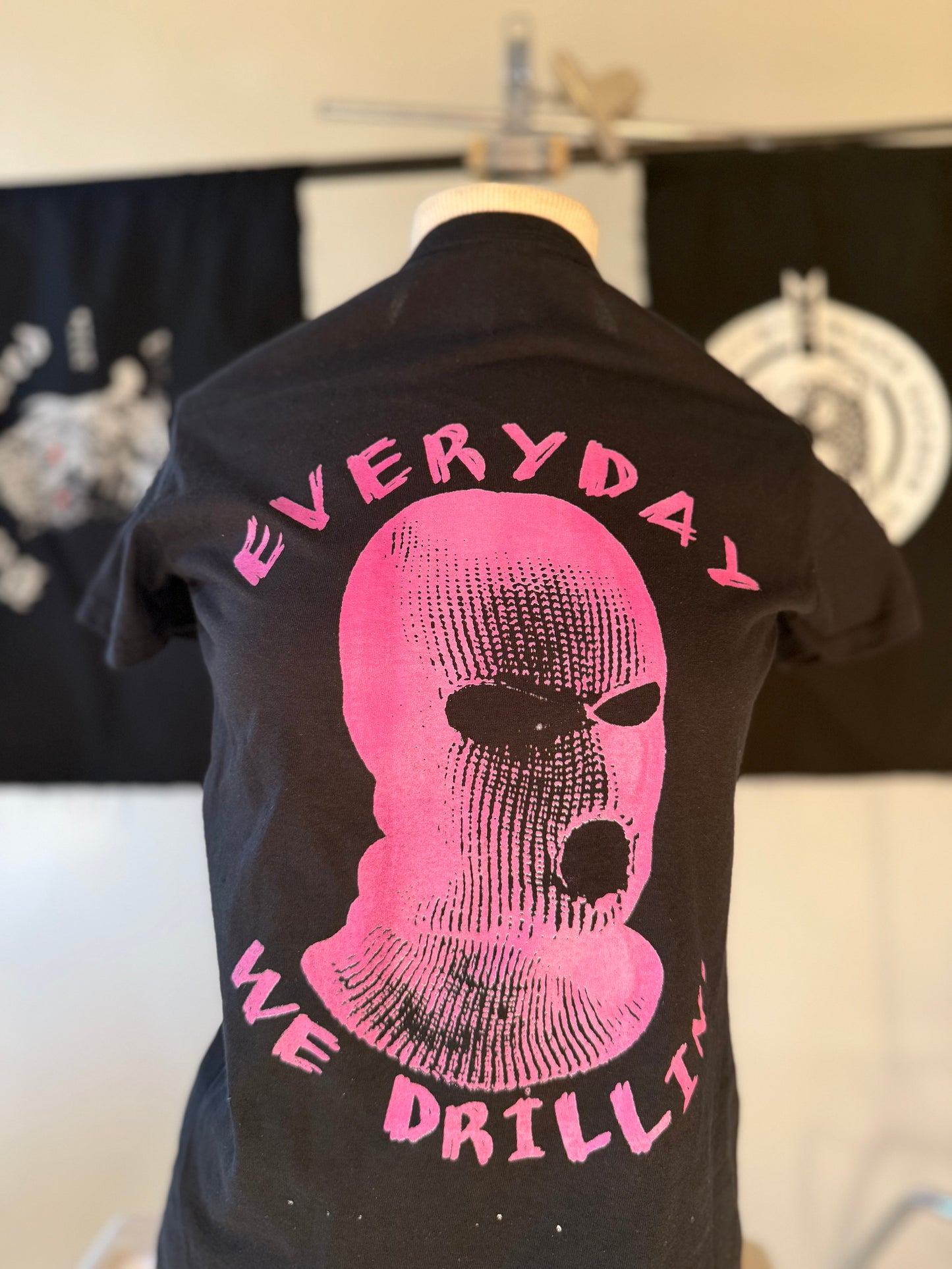 Black Sacred Soul Pink Lettering