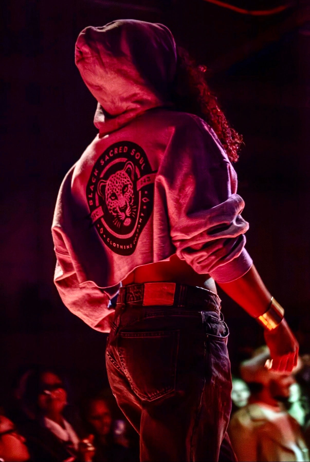 Purple Bantu Crop Top XL (actual product in photo)