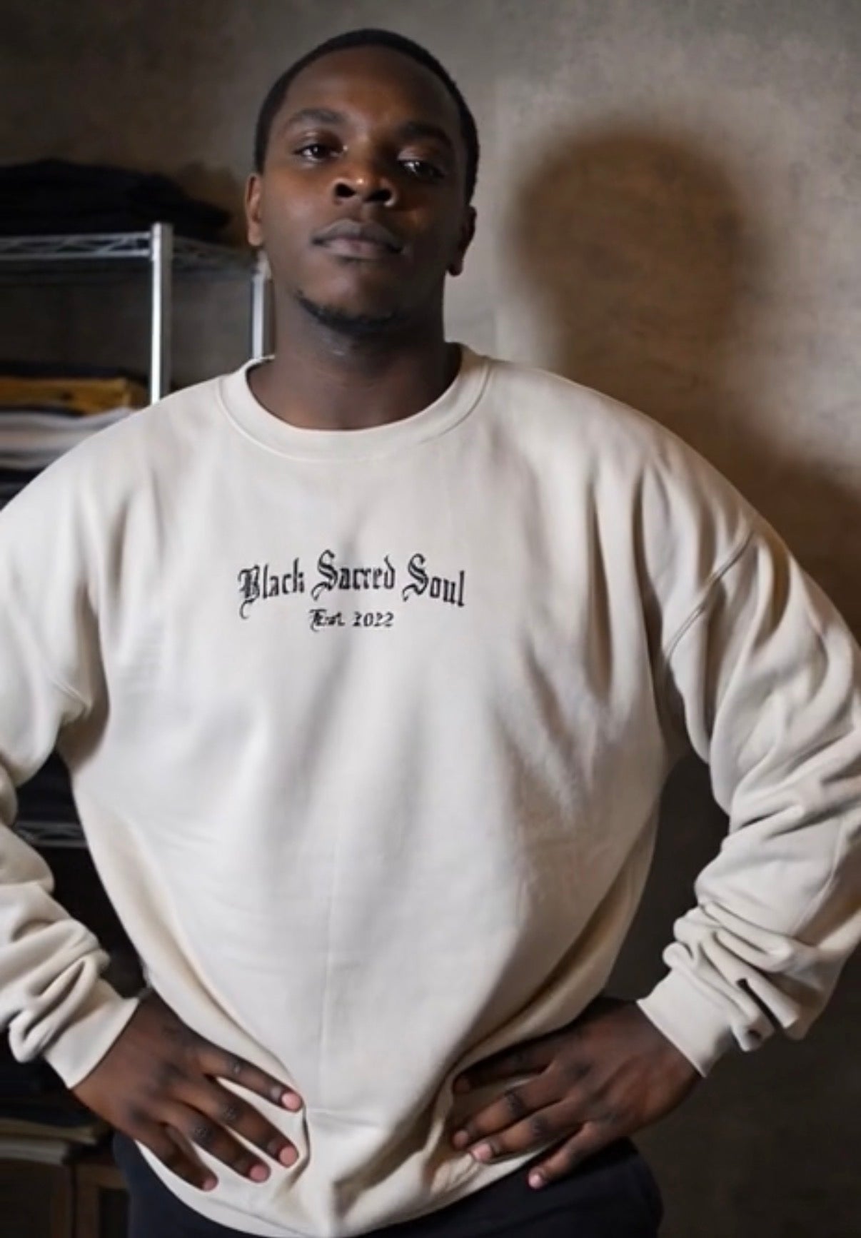 Est. 2022 Black Sacred Soul Crew Neck