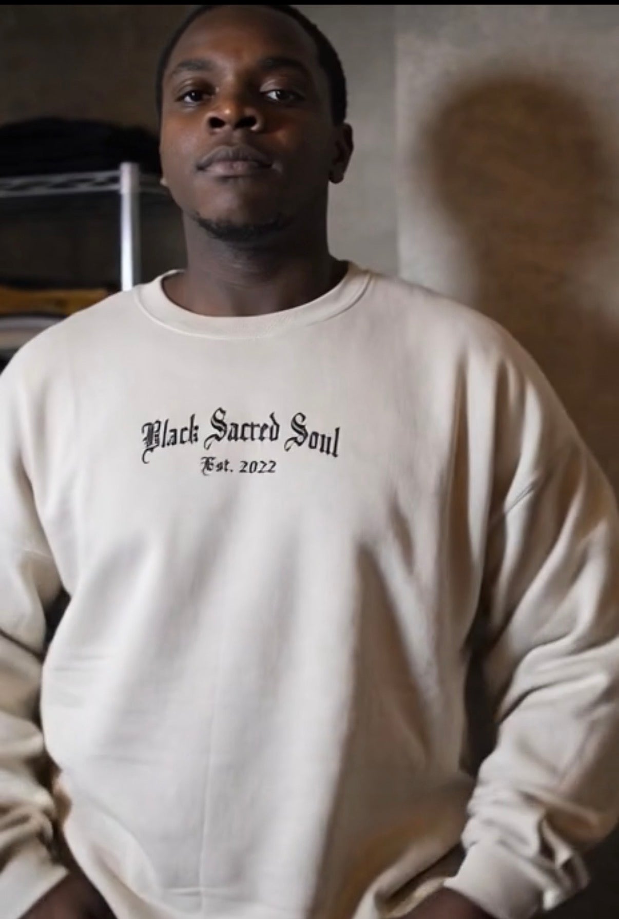 Est. 2022 Black Sacred Soul Crew Neck