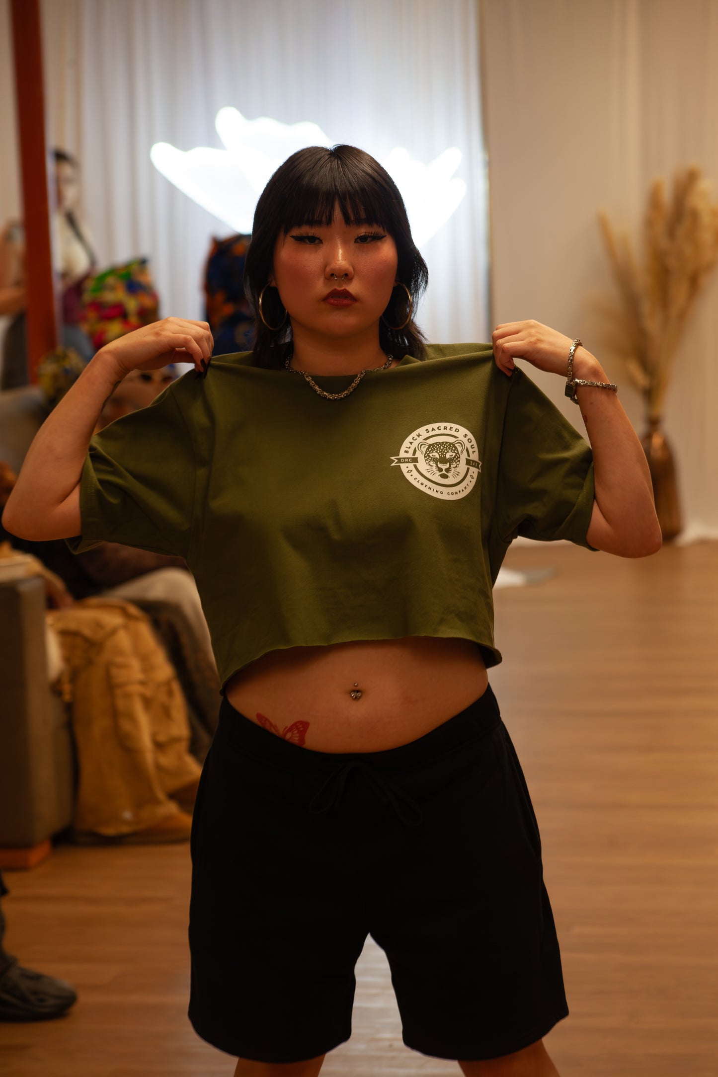 T-Shirt and Crop Top (His and hers)